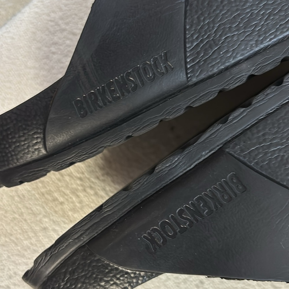 Birkenstock thong flip flops, black, size EU 38 - Picture 4 of 8